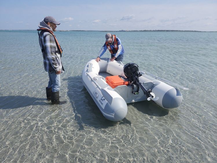 Crystal clear waters at Cape Sable
