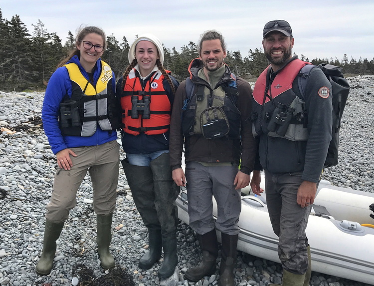 Alexis, Sophie, Luc, and Shawn, in Lower West Pubnico, May 28, 2021 - Ted D'Eon photo